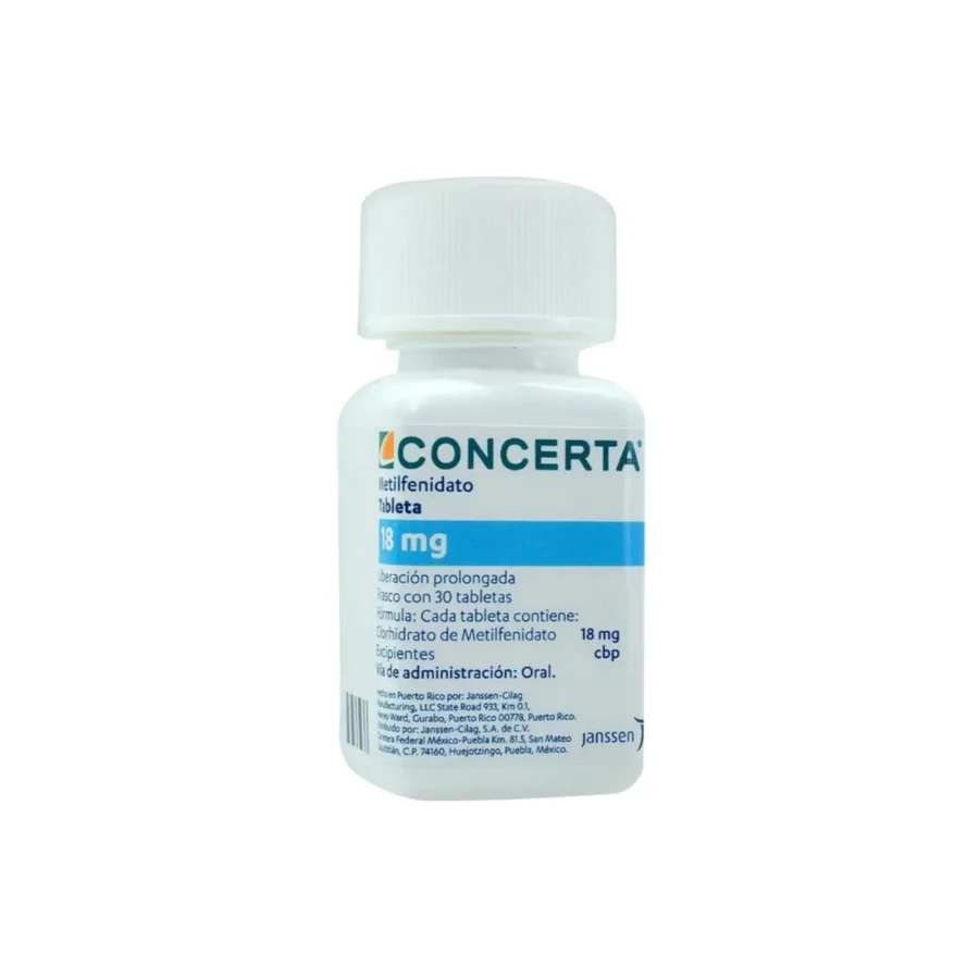 CONCERTA 18 MG 30 TAB