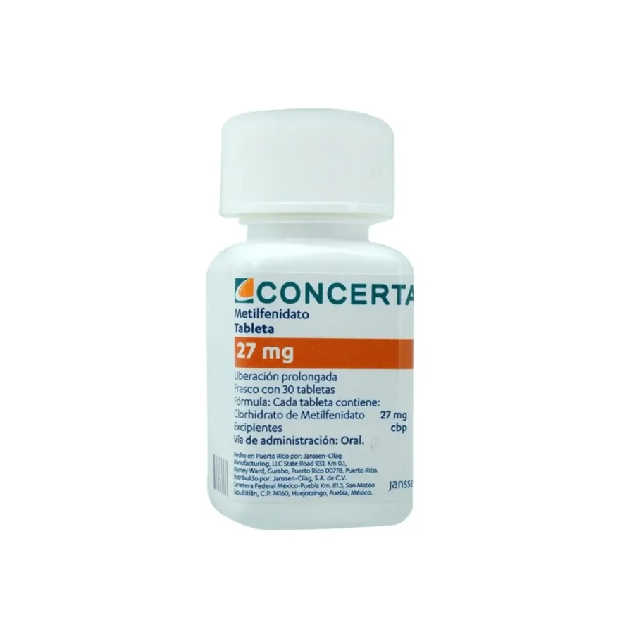 CONCERTA 27 MG 30 TAB