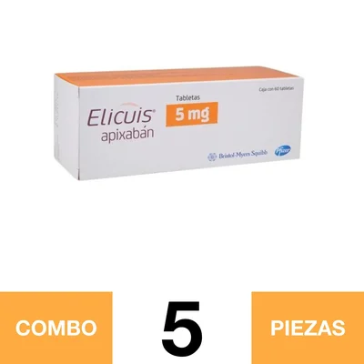 ELICUIS 5MG C/60.(COM