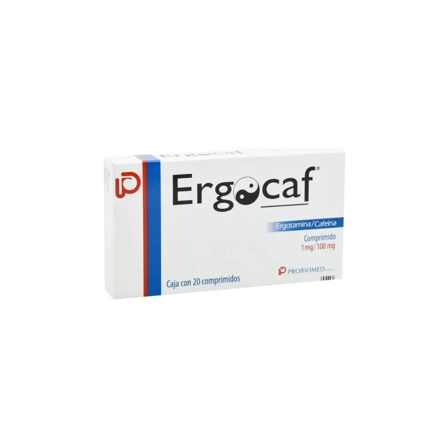ERGOCAF 1/100 MG 20 C