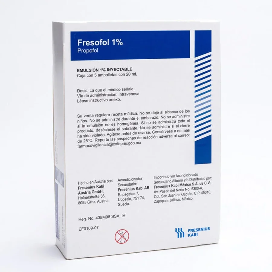 FRESOFOL 1 % CAJA 5 A