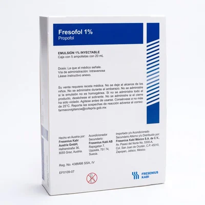 FRESOFOL 1 % CAJA 5 A