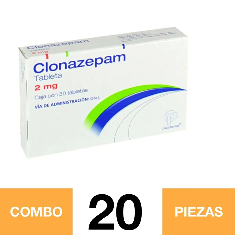 CLONAZEPAM 2 MG 30 TA