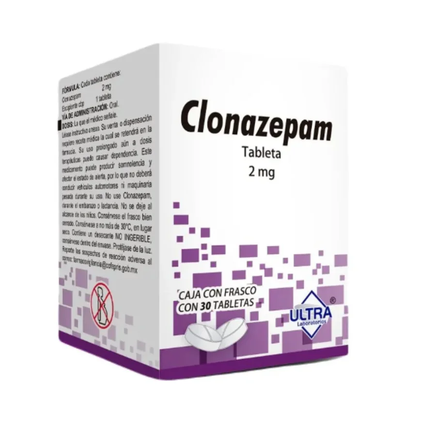 CLONAZEPAM 2 MG 30 TA