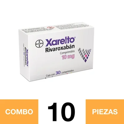 XARELTO 10 MG C/30. (