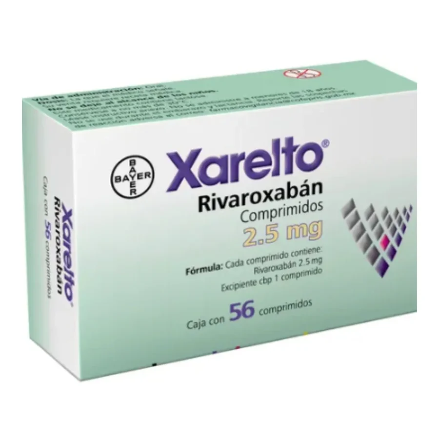 XARELTO 2.5 MG CAP 56
