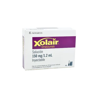 XOLAIR 150 MG C/2ML (