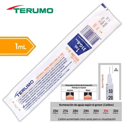 JERINGA 1mL. (Terumo)