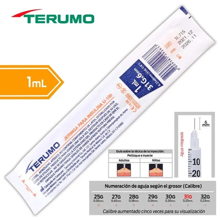 JERINGA 1mL. (Terumo)